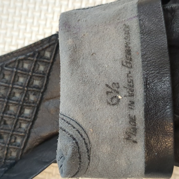 Vintage Black Kid Leather Gloves - 6 1/2 - Picture 5 of 5